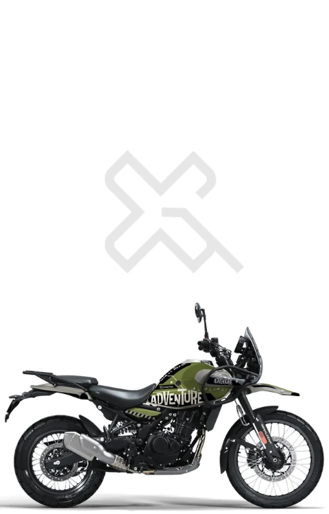 Adventure Edition Full Body Sticker Compatible with Himalayan 450 | Made in Premium Matte Vinyl with FPF (Fade Protection Film), Waterproof, Precut Sticker, Pack of 1